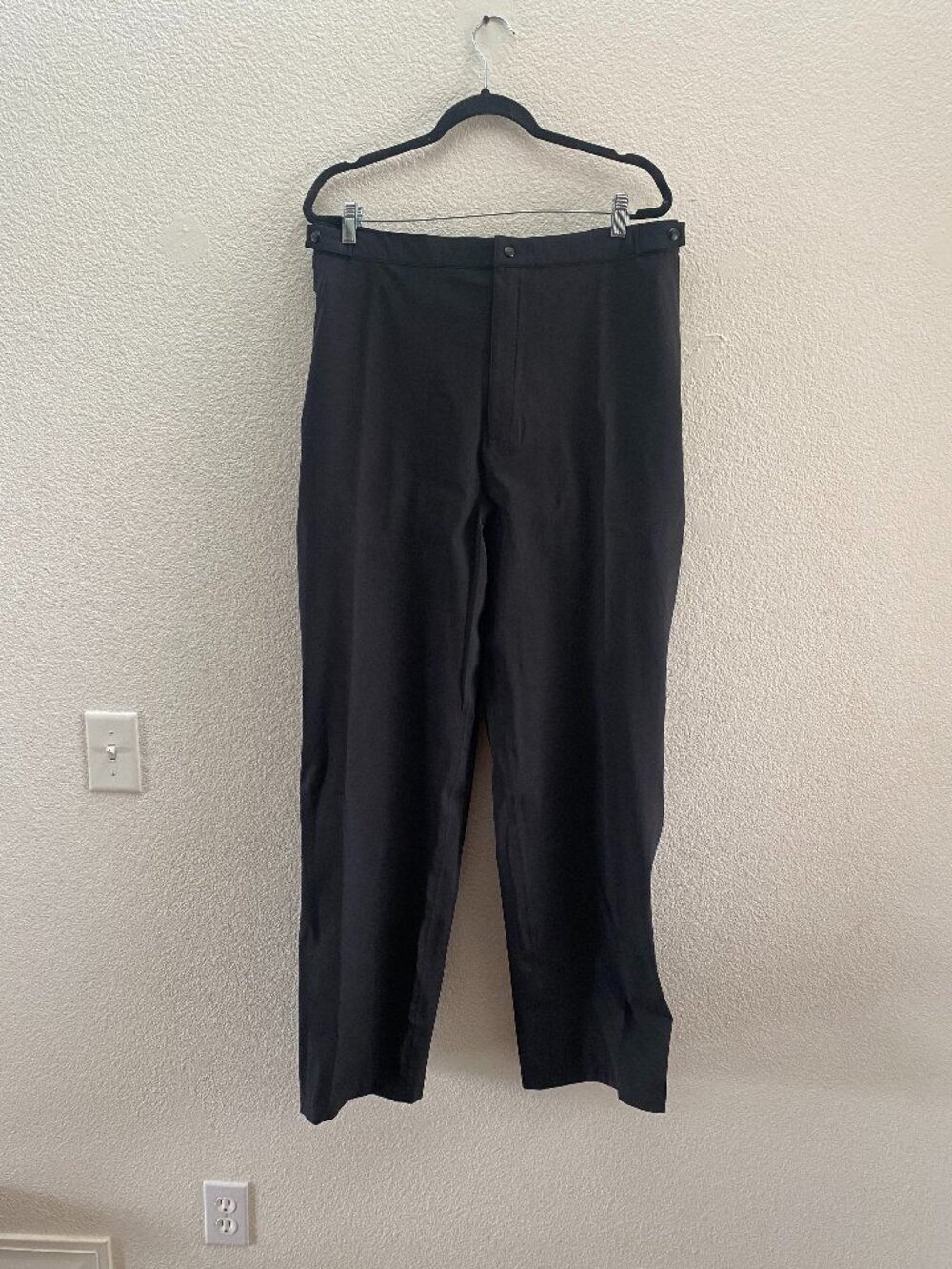 FootJoy Dryjoys Tour XP Golf Pants 33 Inch Inseam XL Black Golfing Waterpr
